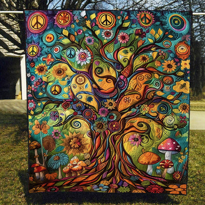 Twilight Canopy Quilted Blanket