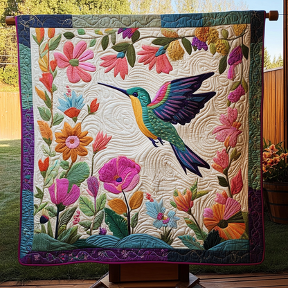 Twilight Flutter Quilted Blanket