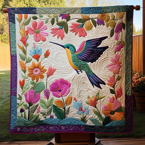 Twilight Flutter Quilted Blanket