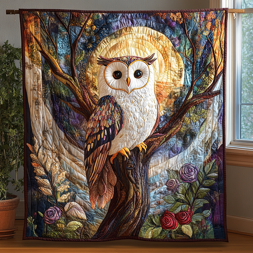 Twilight Guardian Quilted Blanket