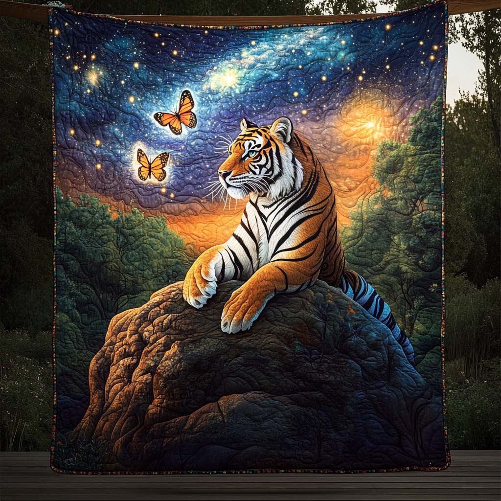 Twilight Majesty Quilted Blanket