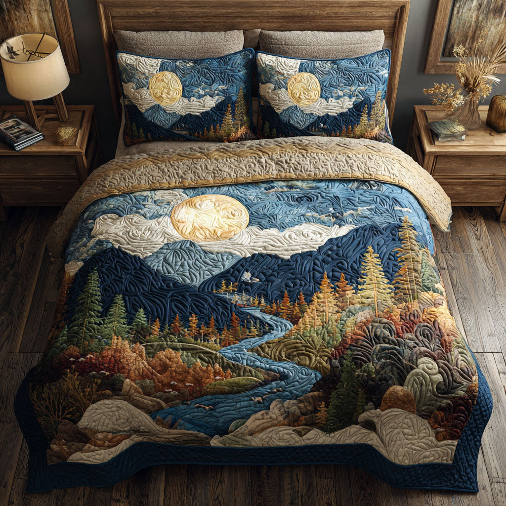 Twilight Ridge 3-Piece Quilted Bedding Set