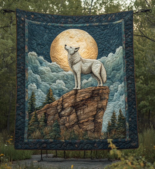 Twilight Sentinel Quilted Blanket
