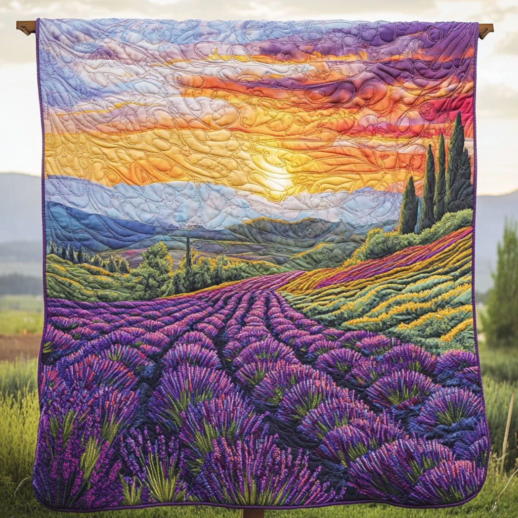 Twilight Serenity Quilted Blanket