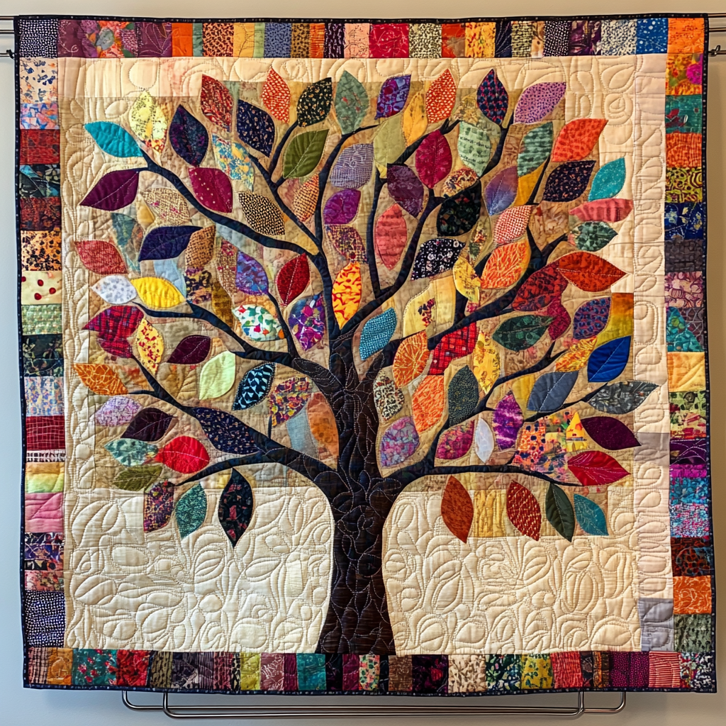 Twilight Tranquility Quilted Blanket