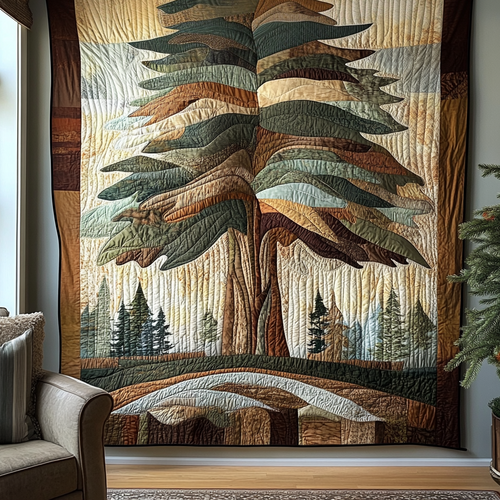 Underneath the Tree Quilted Blanket