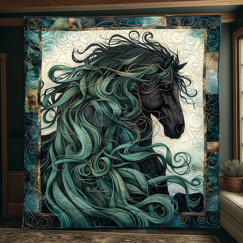 Untamed Elegance Quilted Blanket