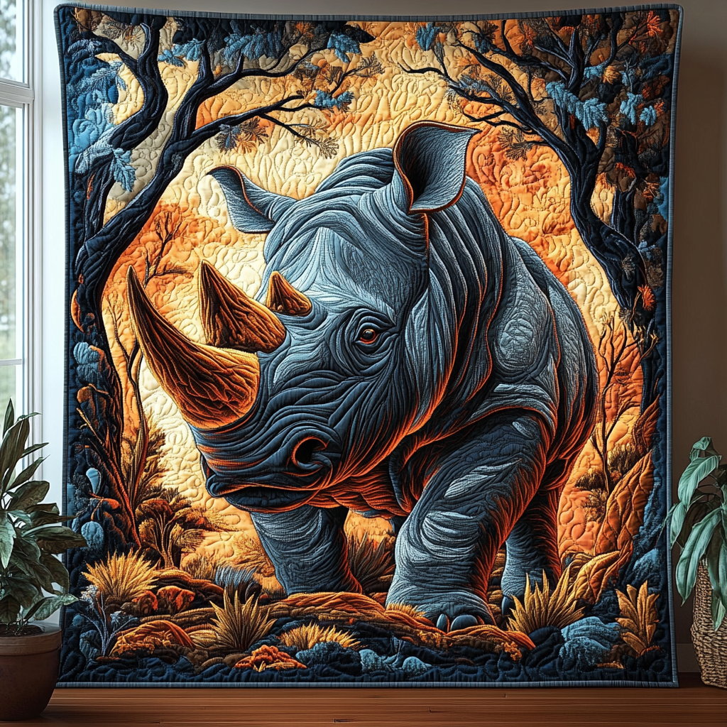 Untamed Strength Quilted Blanket