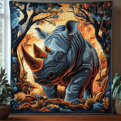 Untamed Strength Quilted Blanket