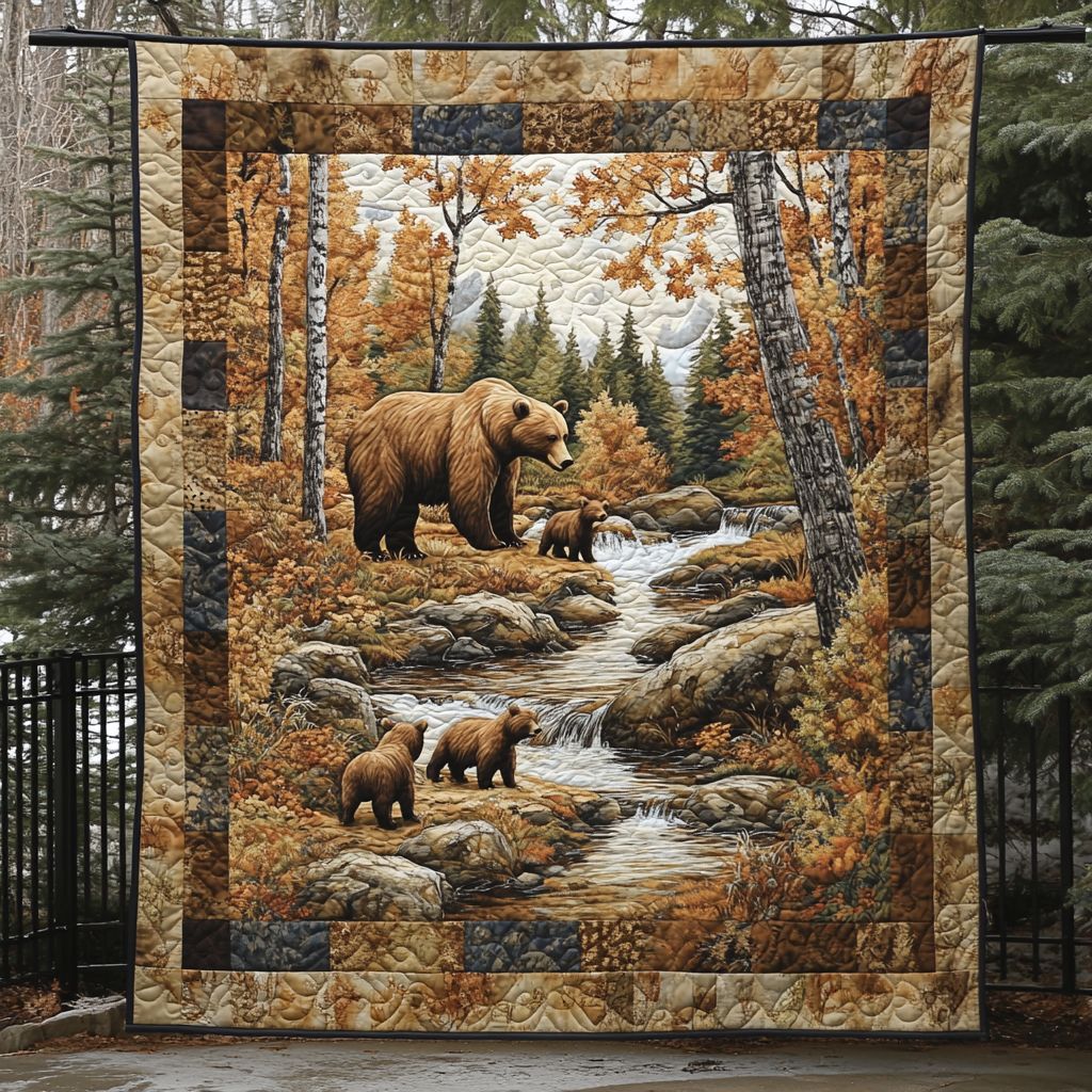 Untamed Wilderness Quilted Blanket