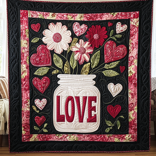 Valentine Bliss Quilted Blanket