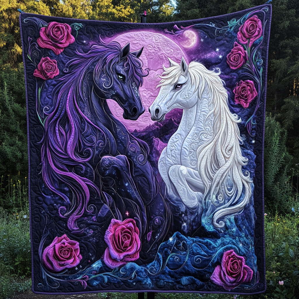 Velvet Stride Quilted Blanket