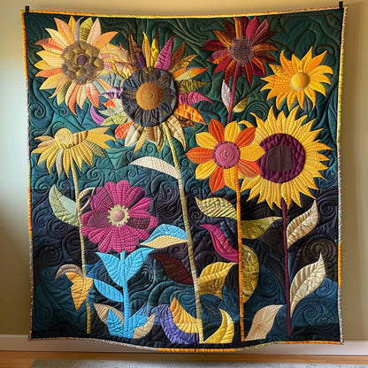 Vibrant Vistas Quilted Blanket