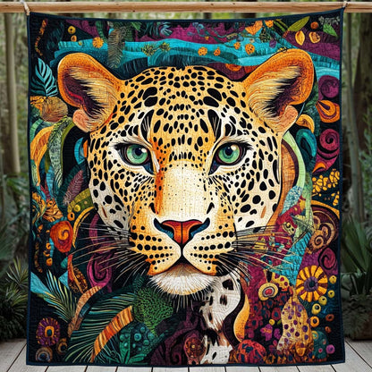 Vibrant Gaze Quilted Blanket