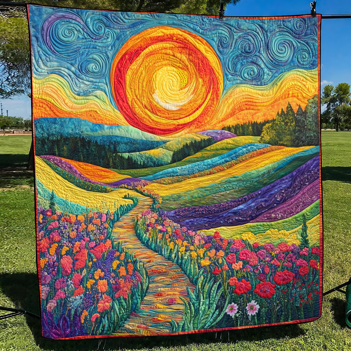 Sunshine Quilted Blanket