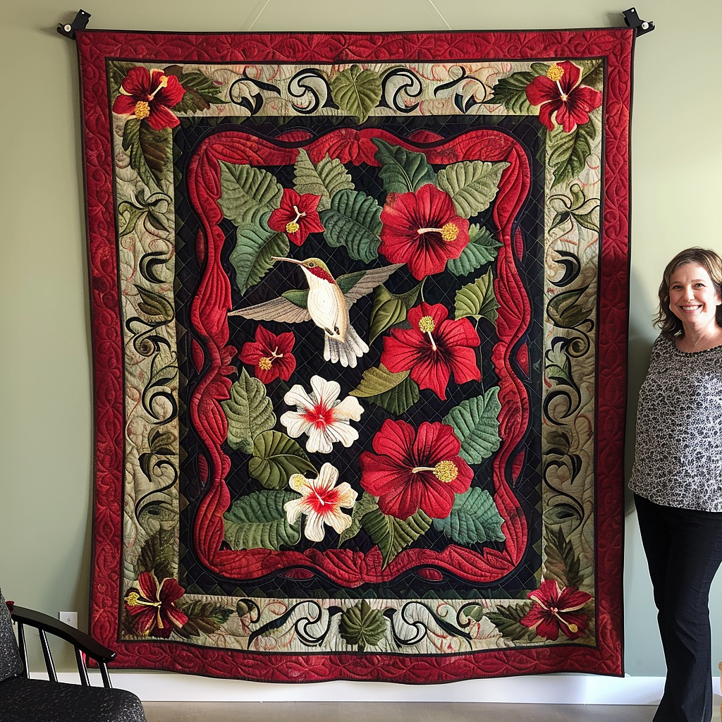 Vibrant Vista Quilted Blanket