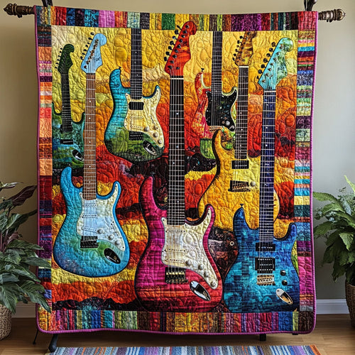 Vibrations Unplugged Quilted Blanket
