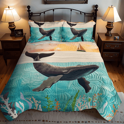 Voyager of the Vast 3-Piece Quilted Bedding Set
