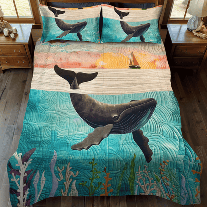 Voyager of the Vast 3-Piece Quilted Bedding Set