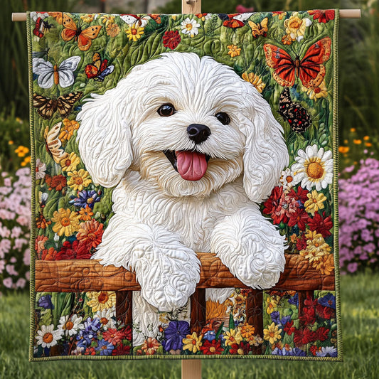 Wagging Tails Wonder Quilted Blanket