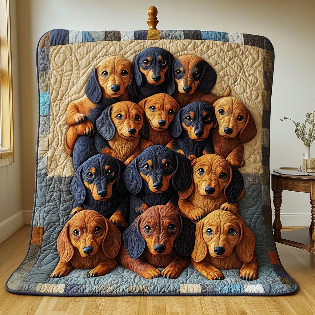 Wagging Warmth Quilted Blanket
