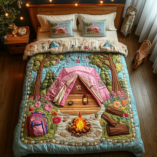 WanderNest 3-Piece Quilted Bedding Set