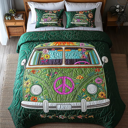 Wander Van 3-Piece Quilted Bedding Set