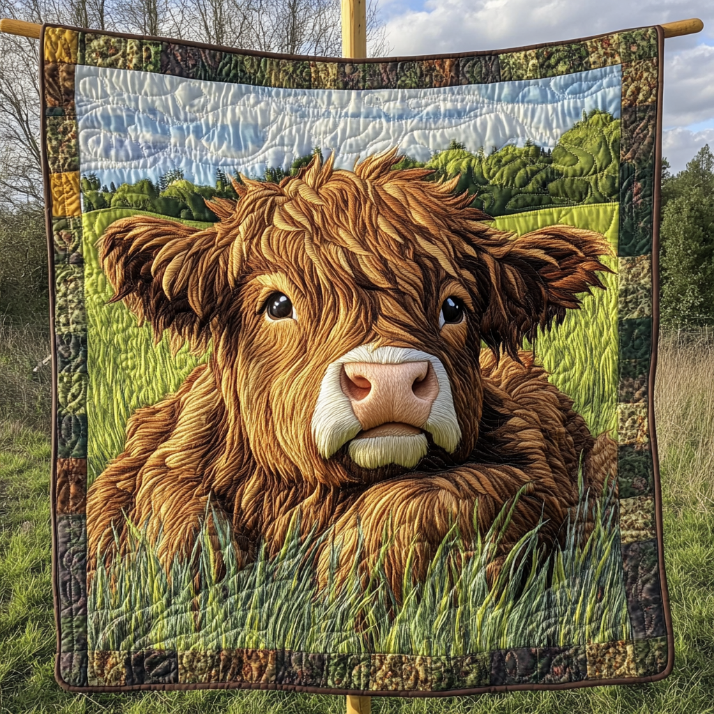 Warm Glow Quilted Blanket
