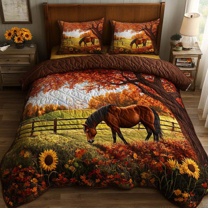 Warm Pastures 3-Piece Quilted Bedding Set