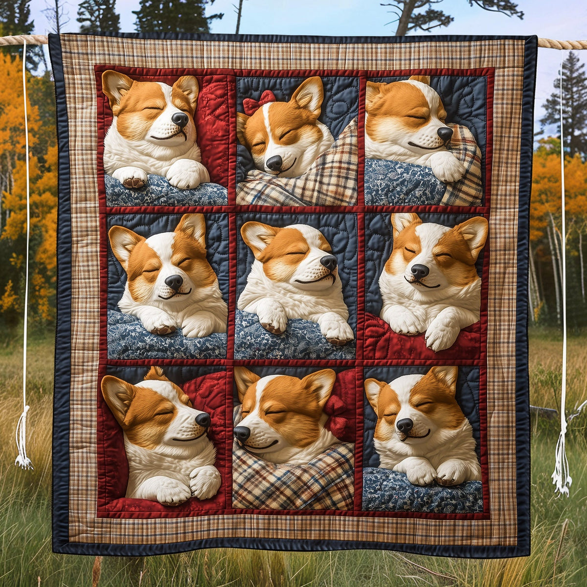 Warm Paws Quilted Blanket