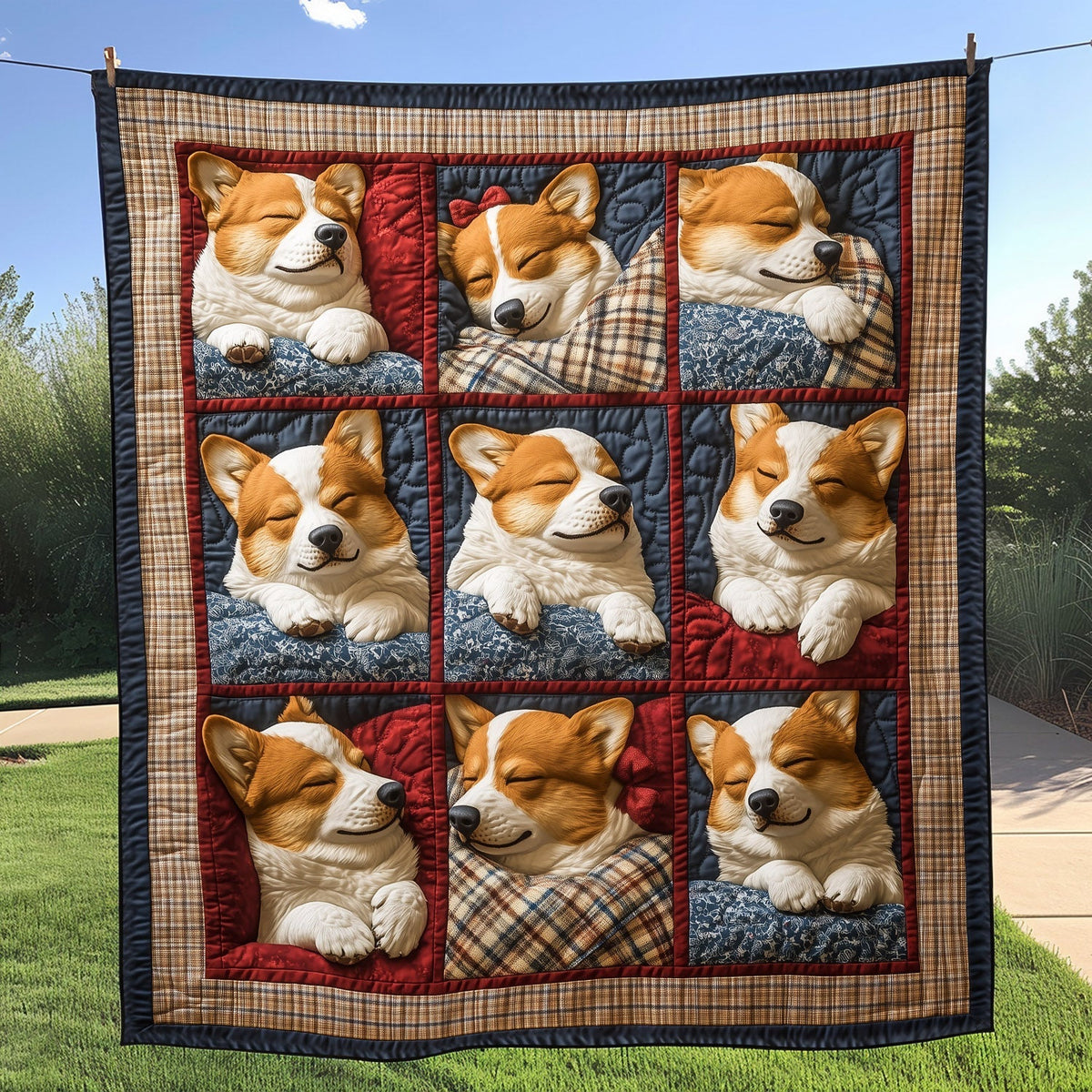 Warm Paws Quilted Blanket