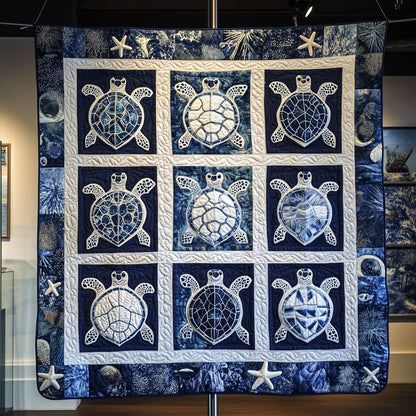 Wave Walker Quilted Blanket
