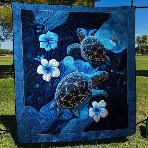 Waves of Grace Quilted Blanket