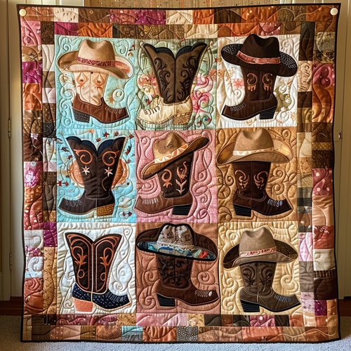 Western Horizons Quilted Blanket