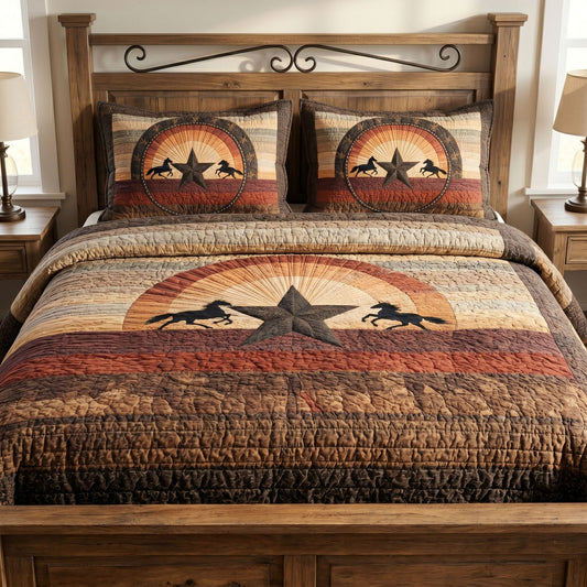 Western Soul 3-Piece Quilted Bedding Set