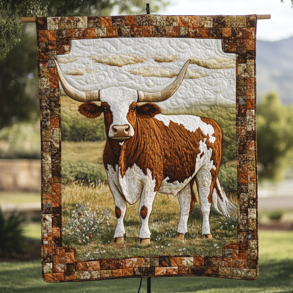 Western Charm Quilted Blanket