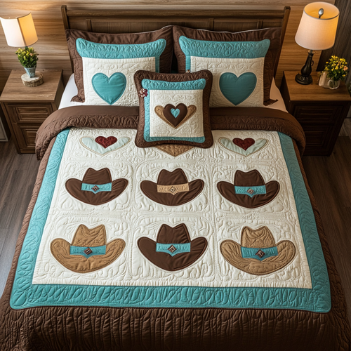 Western Trail 3-Piece Quilted Bedding Set