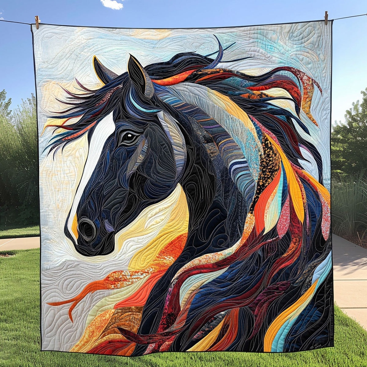 Western Trails Quilted Blanket