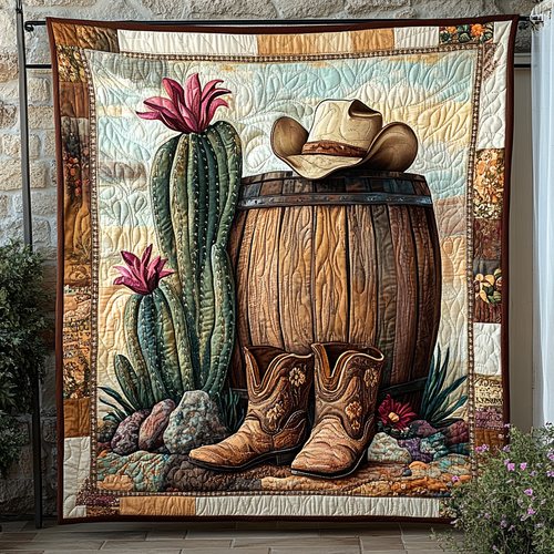Western Walk Quilted Blanket