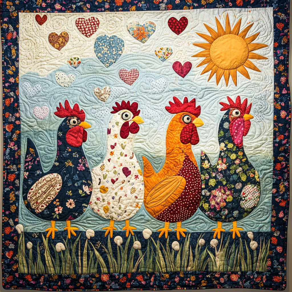 Whimsical Wings Quilted Blanket