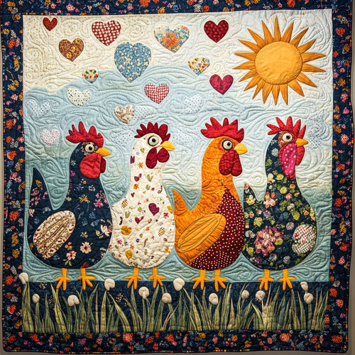 Whimsical Wings Quilted Blanket
