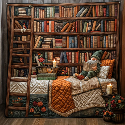 Whimsical Chapters Quilted Blanket