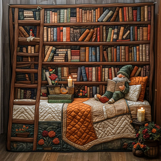 Whimsical Chapters Quilted Blanket