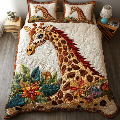 Whimsical Wilds 3-Piece Quilted Bedding Set
