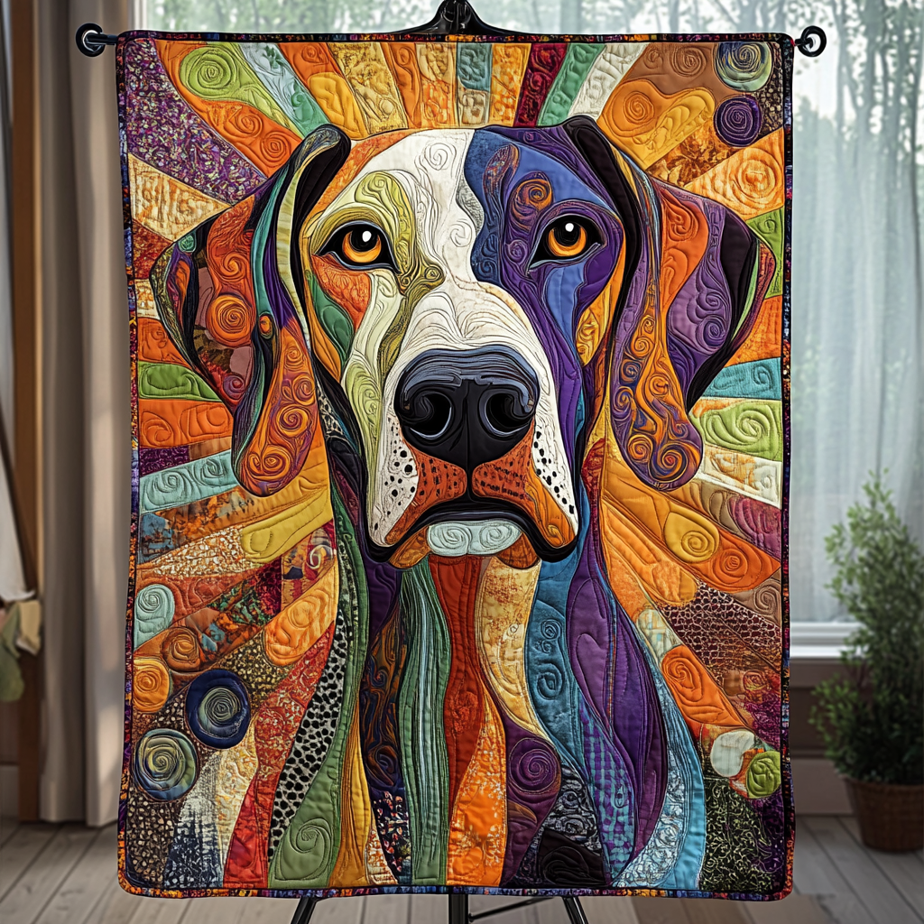 Whimsy Woof Quilted Blanket