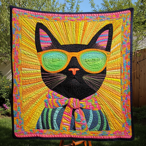 Whisker Charm Quilted Blanket