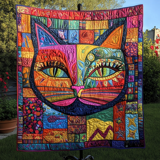 Whisker Whimsy Quilted Blanket