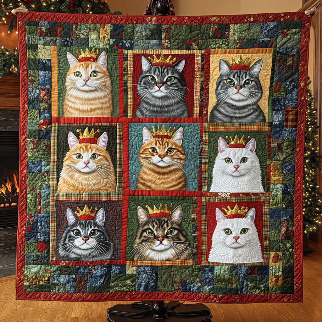 Whisker Wonderland Quilted Blanket