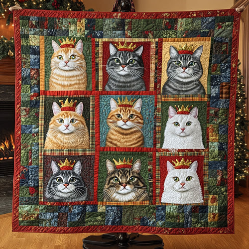 Whisker Wonderland Quilted Blanket