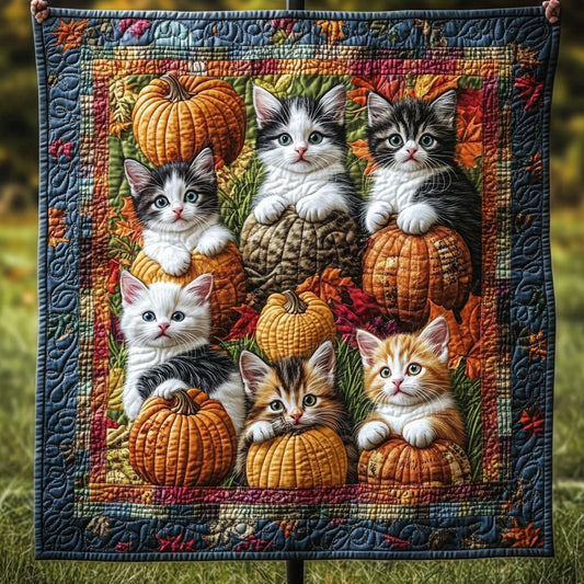 Whiskers and Paws Quilted Blanket